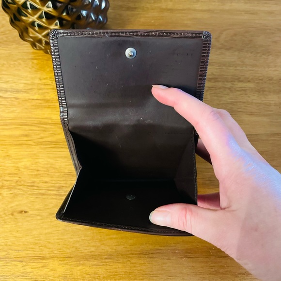 LOUIS VUITTON Elise Epi Leather Brown Compact Wallet 💯 AUTHENTIC - Picture 11 of 15